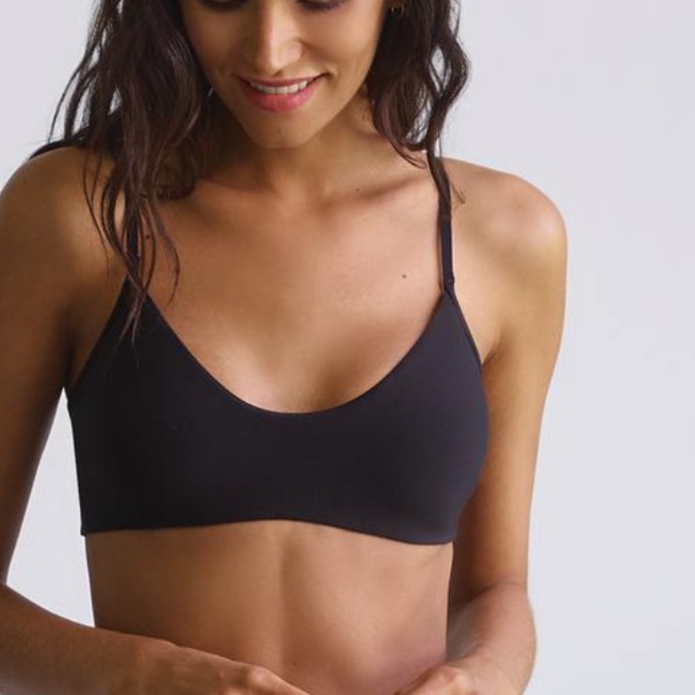 Commando | Small Butter Bralette Solid Black Modal